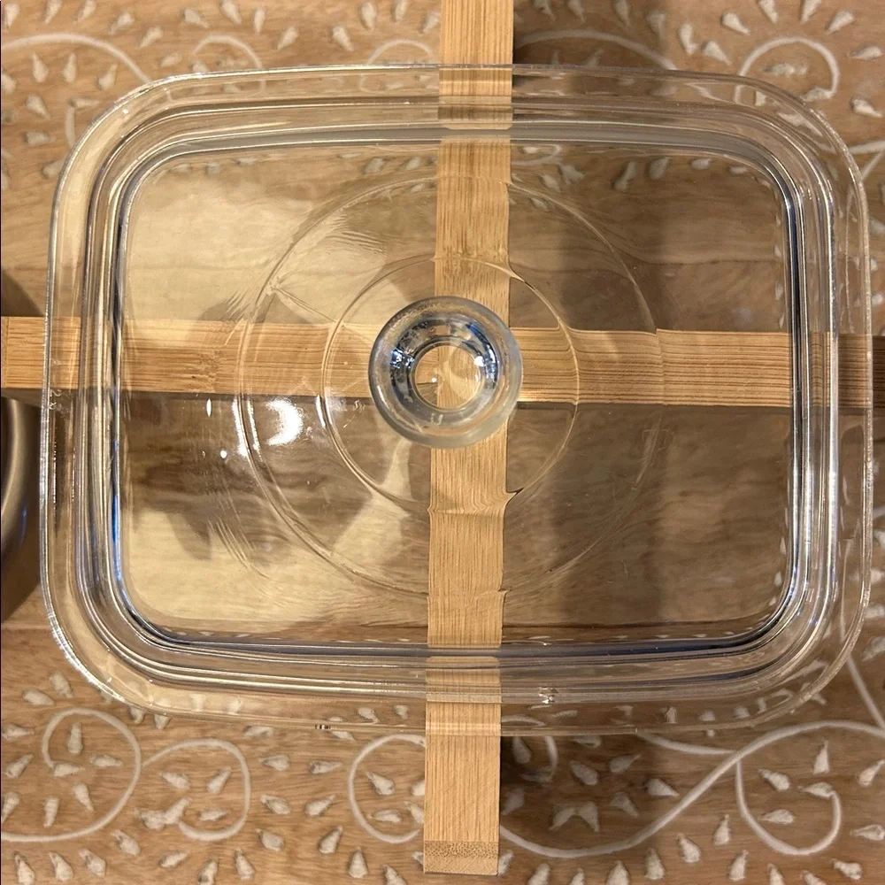 Corningware Blue Cornflower 1/2 Qt Casserole Dish with and clear Glass Lid